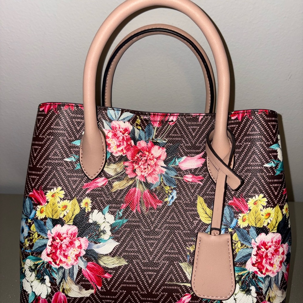 Aldo Multicolor Floral Tote Bag
